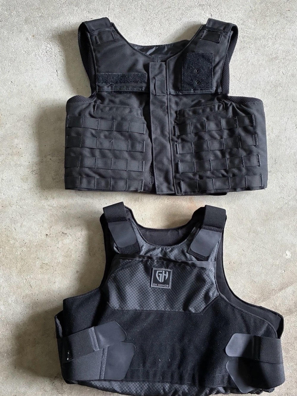 GH Armor Tactical Level 2 Body Armor with Concealable & Molle Carrier Size S/M